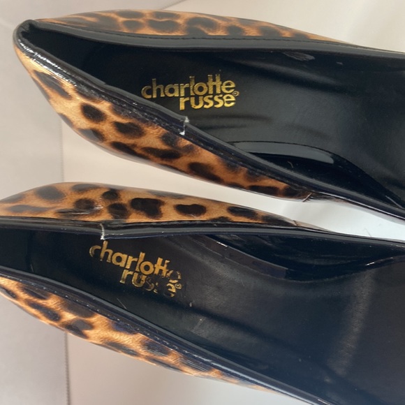 Charlotte Russe Leopard animal print high heels size 7 - Picture 2 of 8